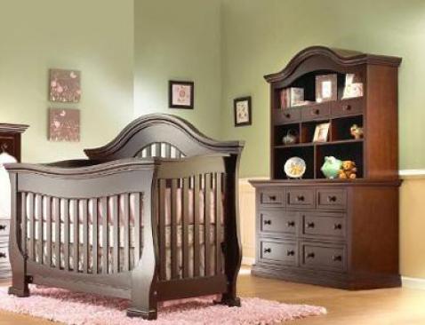 baby crib with dresser